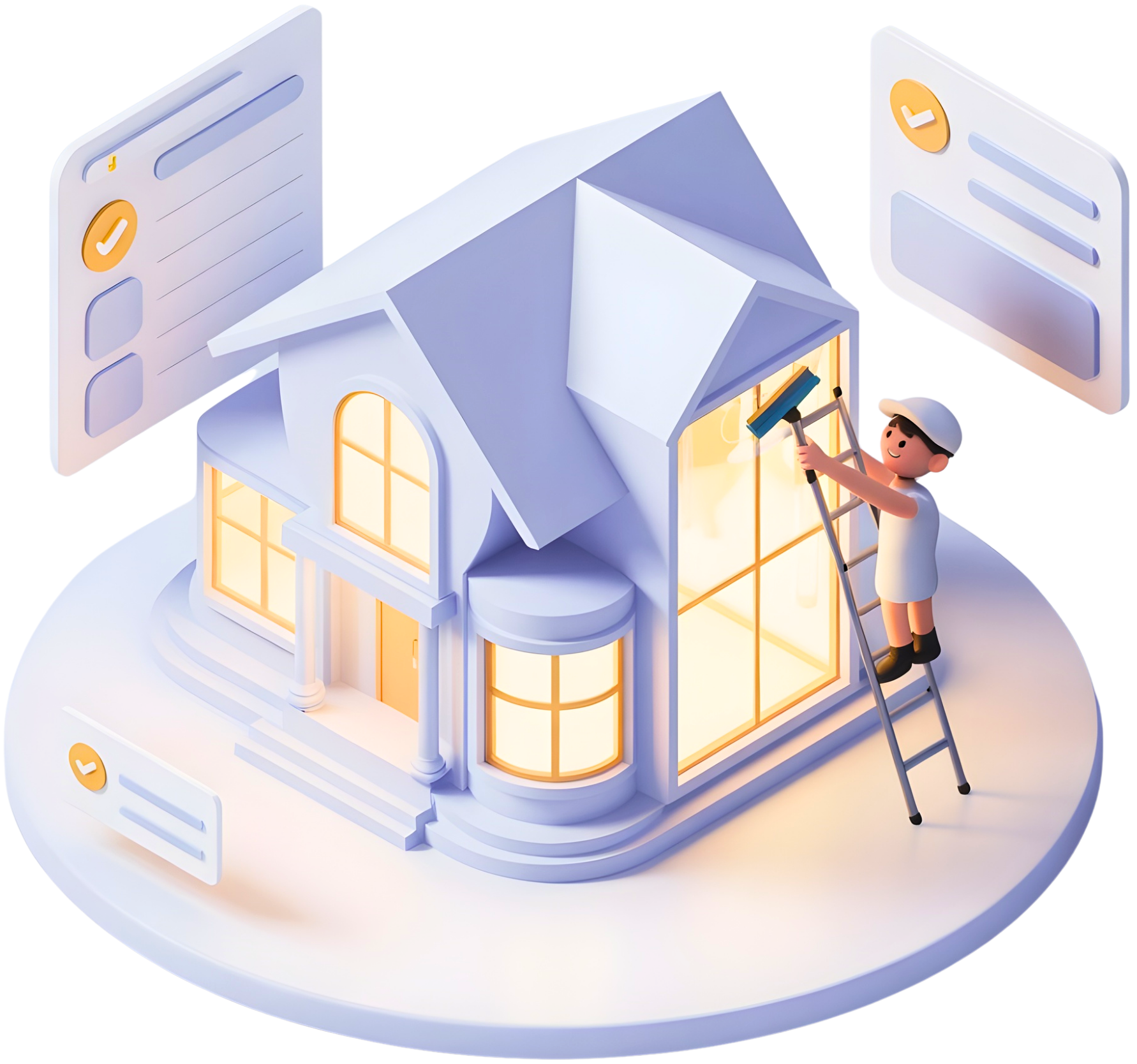 3D house illustration
